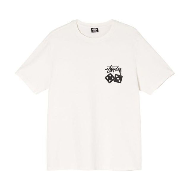 STUSSY(ステューシー)の【新品】stussy Tシャツ　サイズM ホワイト メンズのトップス(Tシャツ/カットソー(半袖/袖なし))の商品写真