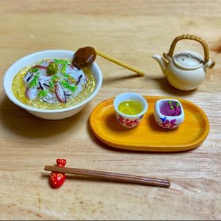 リーメント  ぷちサンプル　和食日和　6.鯛茶漬け　ミニチュア　フィギュア(ミニチュア)
