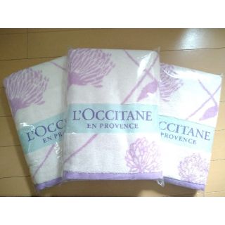 ロクシタン(L'OCCITANE)のロクシタン　エルバブランシュ　バスタオル　L'OCCITANE(タオル/バス用品)