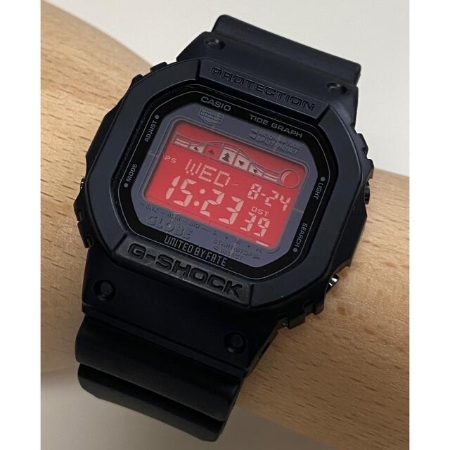 腕時計(デジタル)コラボ/G-SHOCK/スピード/限定/GLOBE/時計/DW-5600/箱付