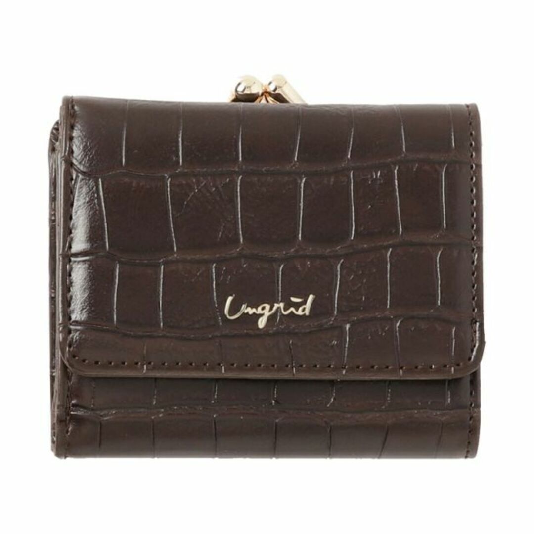 Ungrid(アングリッド)のアングリッド Ungrid 折り財布三つ折り UNG-50550 DARK BROWN レディースのファッション小物(財布)の商品写真