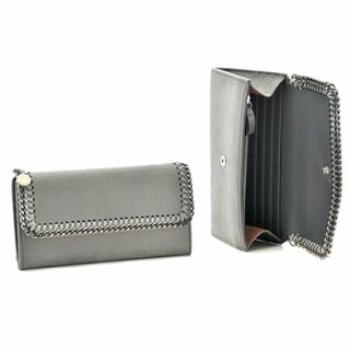 ステラマッカートニー(Stella McCartney)のステラ マッカートニー STELLA McCARTNEY 長財布 SHAGGY DEER FLAP WALLET FALABELLA GRIGIO CHIARO 430999(財布)