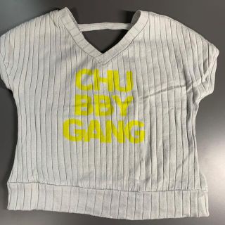 チャビーギャング(CHUBBYGANG)のチャビーギャング　グレーのカットソー(Tシャツ/カットソー)