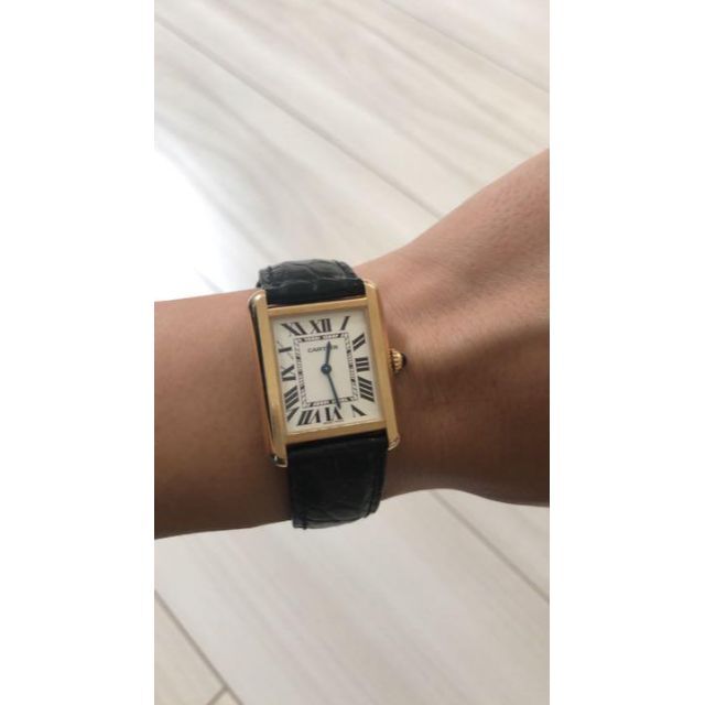 Cartier カルティエ 時計 タンクソロ イエローゴールド 腕時計 SM Cartier カルティエ 時計 タンクソロ イエローゴールド 腕時計 SM