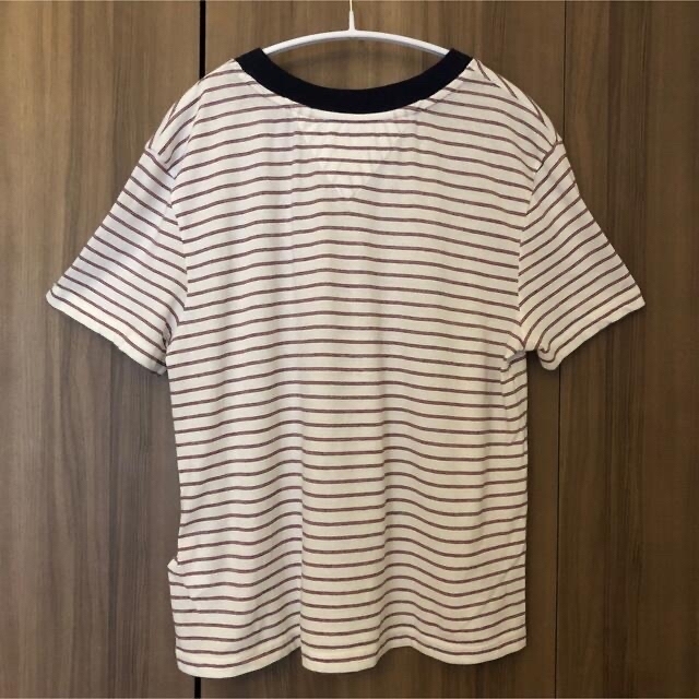 TOMMY HILFIGER(トミーヒルフィガー)の【TOMMYJEANS】Tシャツボーダーのみ レディースのトップス(Tシャツ(半袖/袖なし))の商品写真