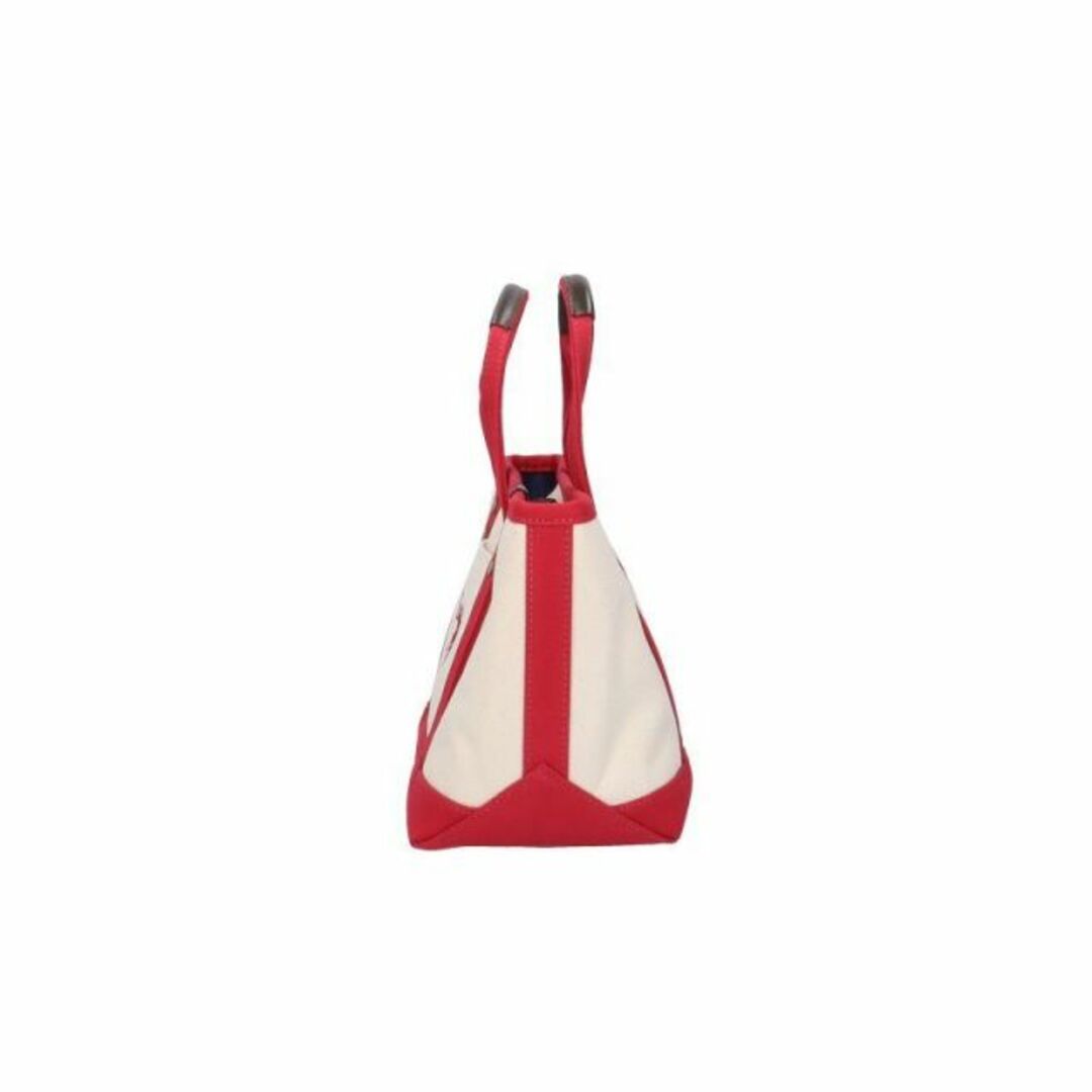 Polo Club(ポロクラブ)のユーエス ポロ アッスン U.S. POLO ASSN. ハンドバッグ CANVAS TOTE US1862 White/Red レディースのバッグ(ハンドバッグ)の商品写真