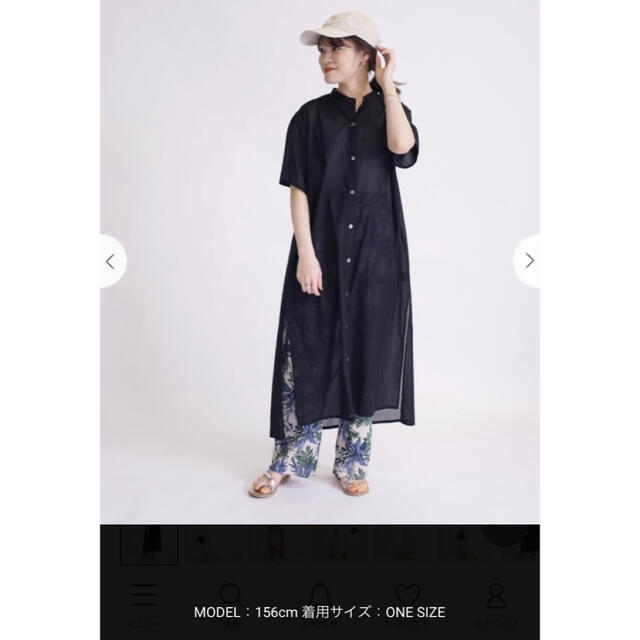 SHIPS for women(シップスフォーウィメン)の【 champ様　専用】美品シャツワンピース  2WAYワンピース レディースのワンピース(ロングワンピース/マキシワンピース)の商品写真