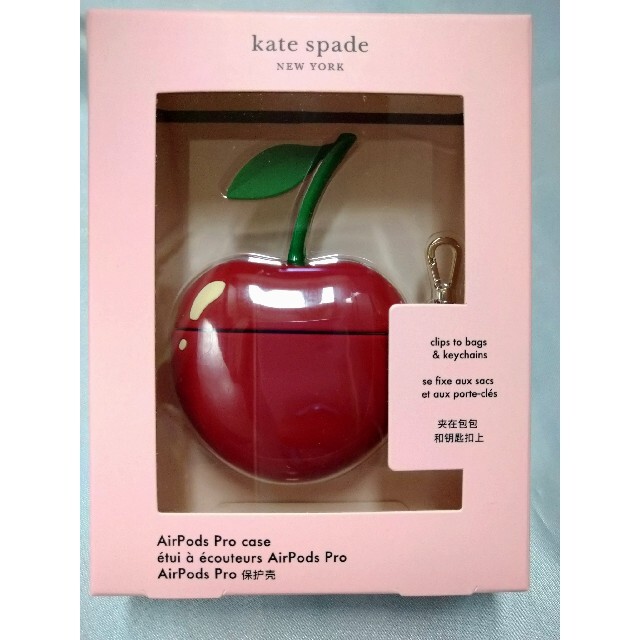 kate spade new york(ケイトスペードニューヨーク)の格安新品kate spade airpods proエアポッズプロケース スマホ/家電/カメラのスマホアクセサリー(iPadケース)の商品写真