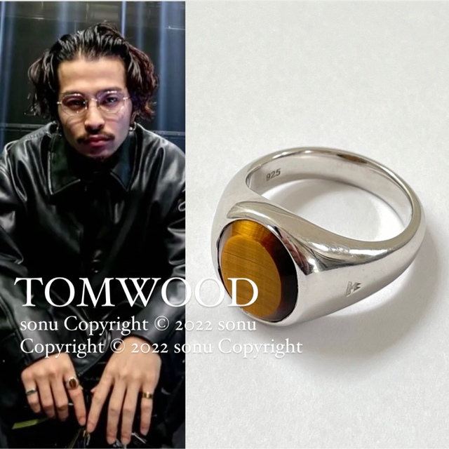 もなってい トムウッド TOMWOOD リング 指輪 タイガーアイ シルバー Oval Tiger Eye メンズ Golden State - 通販 - PayPayモール アイコンに