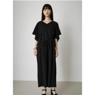 アズールバイマウジー(AZUL by moussy)のアズールバイマウジー　ブラックロングワンピース(ロングワンピース/マキシワンピース)