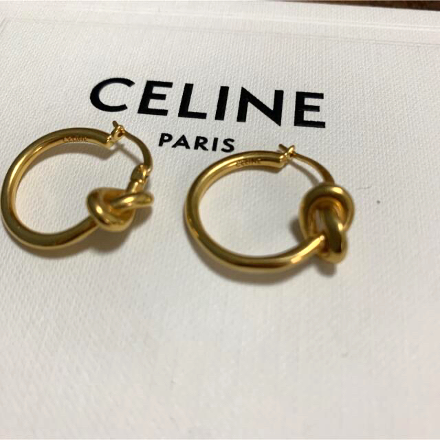 celine - CELINE ノットスモールフープピアスの通販 by とちお's shop｜セリーヌならラクマ