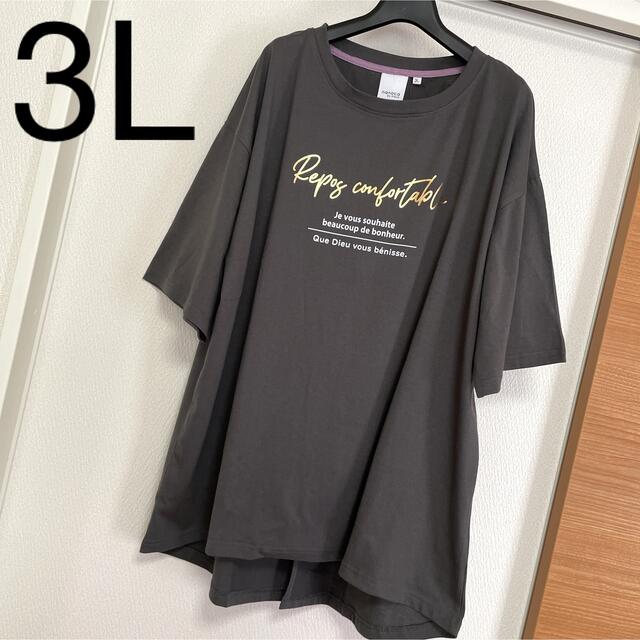 新品未使用タグ付き 3Lサイズ バックスリットTシャツ チュニック 大きいサイズ | フリマアプリ ラクマ