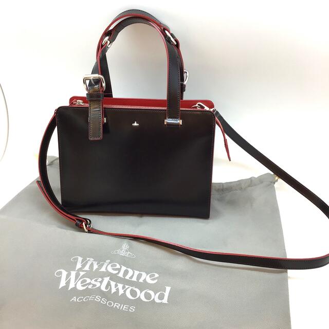 Vivienne Westwoodレザーハンドバッグ