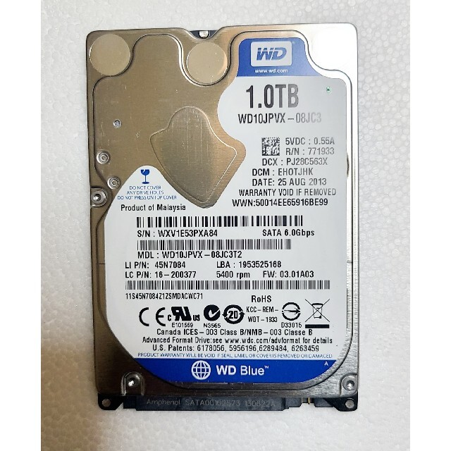 HDD 1TB 6枚セットPCパーツ