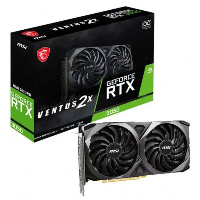 235x124x42mm新品 GeForce RTX 3050 VENTUS 2X 8G OC MSI