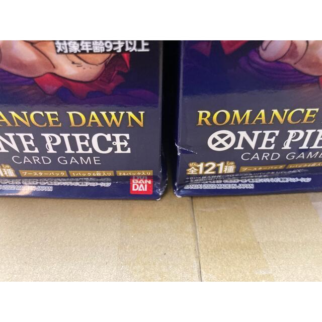 ONE PIECEカードゲーム ROMANCE DAWN 4box おまけつき 代引き人気 