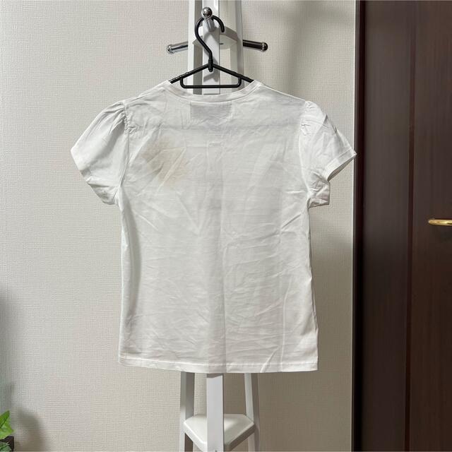 me & me couture(ミーアンドミークチュール)のme&me couture ミー＆ミークチュール Tシャツ ホワイト 新品  レディースのトップス(Tシャツ(半袖/袖なし))の商品写真