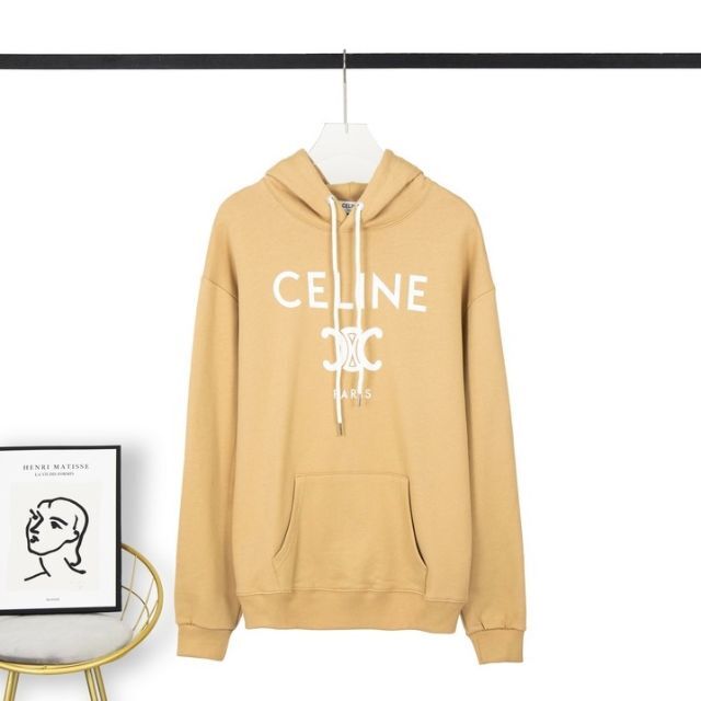 セリーヌ CELINE パーカー コットン&カシミア ルーズ スウェット