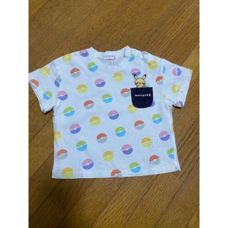 ポケモン(ポケモン)の子供服 80 モンポケ ピカチュー(Ｔシャツ)