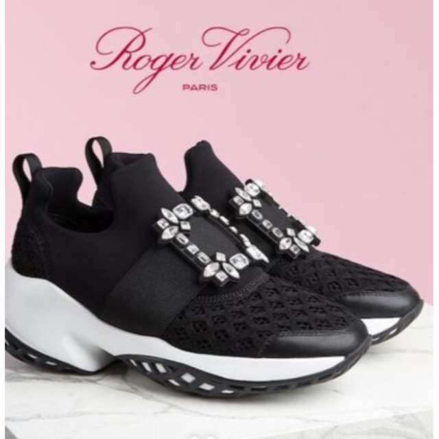 ☆Roger Vivier ロジェ ヴィヴィエ ヴィヴ ラン スニーカー-