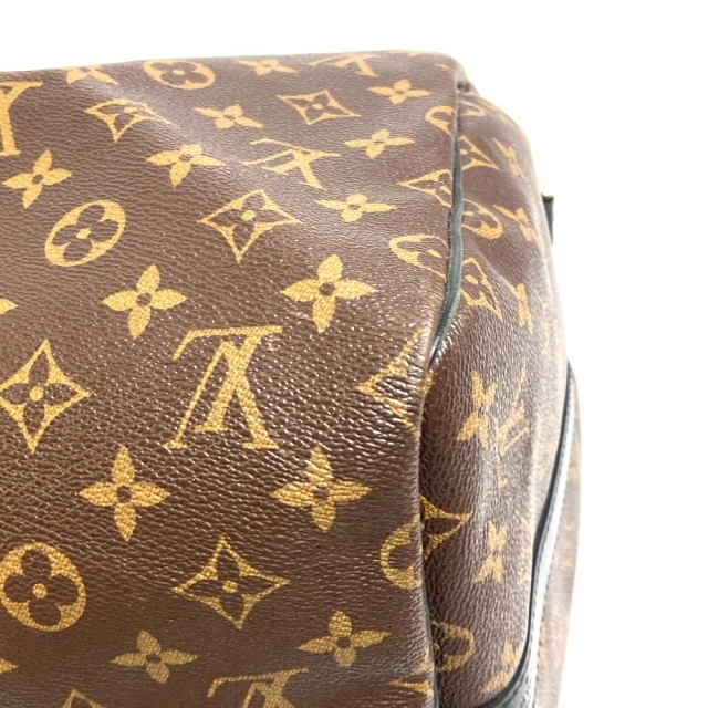 LOUIS VUITTON(ルイヴィトン)のルイヴィトン LOUIS VUITTON キーポル55 バンドリエール M56714 モノグラムマカサー 2WAY ボストンバッグ モノグラムマカサーキャンバス ブラウン×ブラック メンズのバッグ(ボストンバッグ)の商品写真