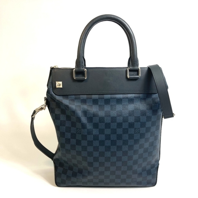 高品質の激安 トート VUITTON LOUIS ルイヴィトン - VUITTON LOUIS グリニッジ ネイビー コバルト ダミエコバルトキャンバス ハンドバッグ 2WAY ダミエコバルト N41351 ハンドバッグ