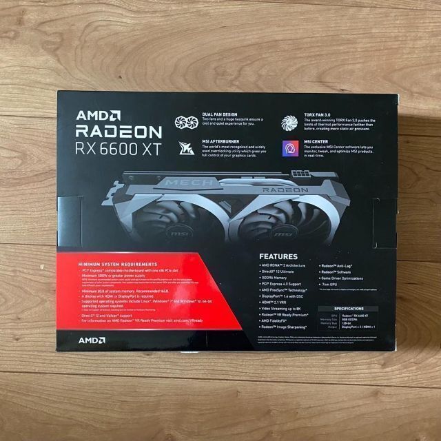 新品未使用】Radeon RX 6600 XT MECH 2X 8G OC | eloit.com