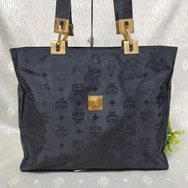 MCM - MCM エムシーエム トートバッグ ナイロンバッグ 総柄 モノグラム