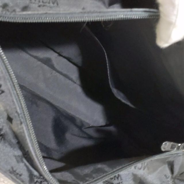MCM エムシーエム トートバッグ ナイロンバッグ 総柄 モノグラム ブラック