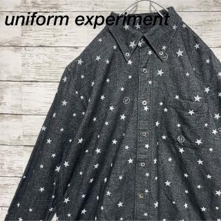 ユニフォームエクスペリメント(uniform experiment)のuniform experiment スタープリントフランネルBDシャツ 星柄(シャツ)