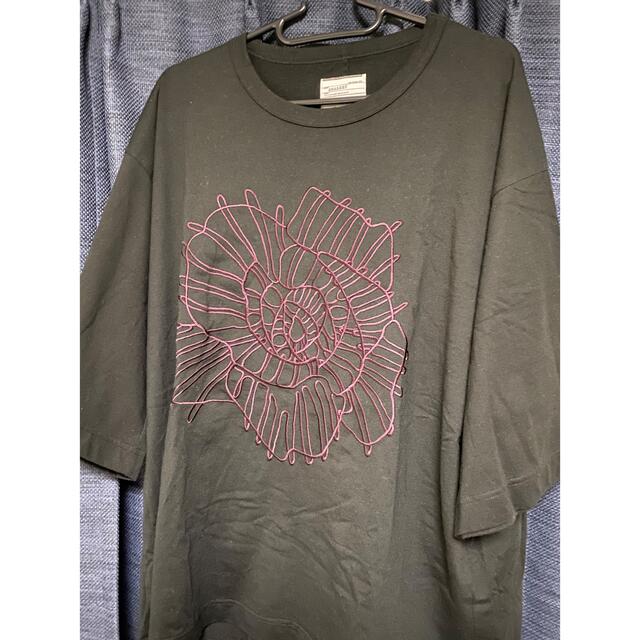 shareef abstract flower emb  s/s big t