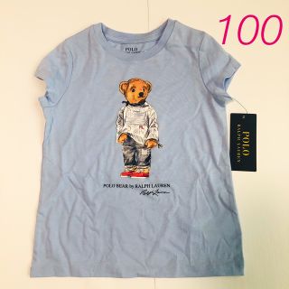 ポロラルフローレン(POLO RALPH LAUREN)の新作◇ラルフローレン ガールズ半袖Tシャツ 水色 3T/100(Tシャツ/カットソー)