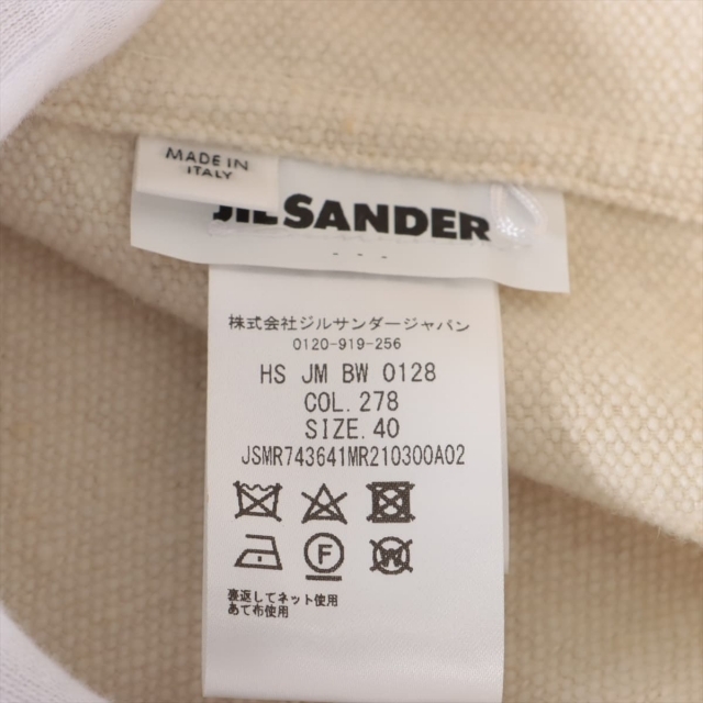 Jil Sander(ジルサンダー)のジルサンダー  ウール×リネン 40 アイボリー メンズ その他アウター メンズのジャケット/アウター(その他)の商品写真