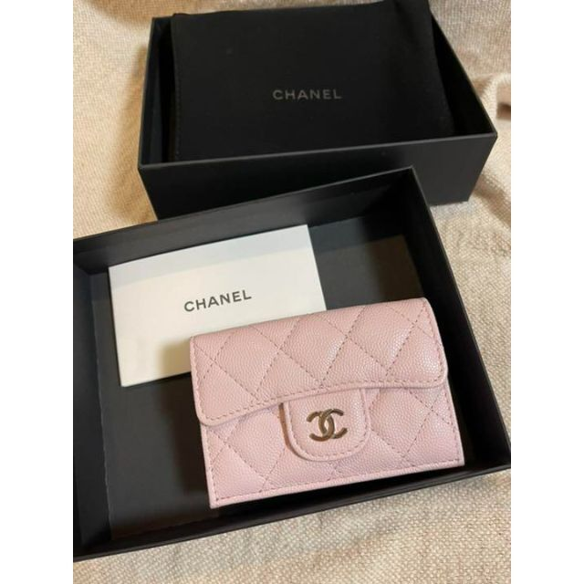 大得価，SALE CHANEL シャネル 財布 2022SS ミニ財布 ピンク レア 全新品