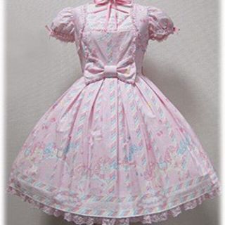 アンジェリックプリティー(Angelic Pretty)のangelic pretty シュガーリィカーニバル(ひざ丈ワンピース)