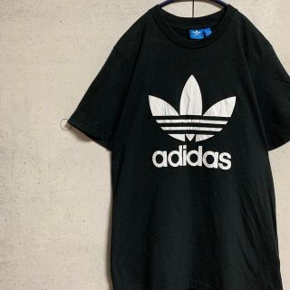 アディダス(adidas)のアディダス/ビッグトレフォイルロゴ　ラバープリント　メンズMサイズ(Tシャツ/カットソー(半袖/袖なし))