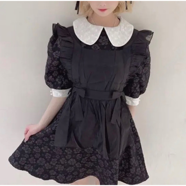 2022超人気 Swankiss - Swankiss frill O/P apron ミニワンピース 2022超人気 Swankiss - Swankiss frill O/P apron ミニワンピース