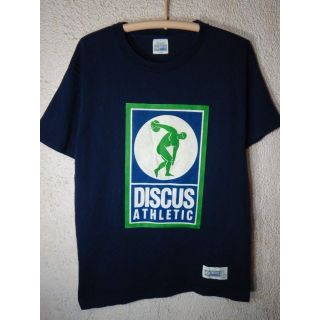 ディスカス(DISCUS)の7976　レア　DISCUS　ビンテージ　半袖　tシャツ　デカロゴ　デザイン(Tシャツ/カットソー(半袖/袖なし))