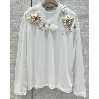 ミュウミュウ Tシャツ(レディース/長袖)の通販 17点 | miumiuの ...
