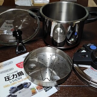 アイリスオーヤマ(アイリスオーヤマ)のアイリスオーヤマ　キッチンシェフ　圧力鍋　6L(鍋/フライパン)