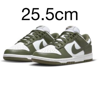 ナイキ(NIKE)の25.5 dunk low wmns medium olive オリーブ (スニーカー)