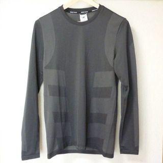 アディダス(adidas)の大きいサイズ4XO(5XL)アディダス黒スタジオテックフィットシームレスロンT(Tシャツ/カットソー(七分/長袖))