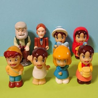 アルプスの少女ハイジ ソフビ人形等8体セット(キャラクターグッズ)
