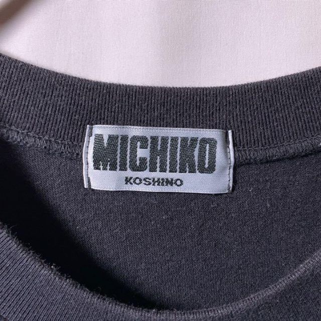 希少 90s 古着 ミチコロンドン ロゴ Tシャツ 黒 シングルステッチ