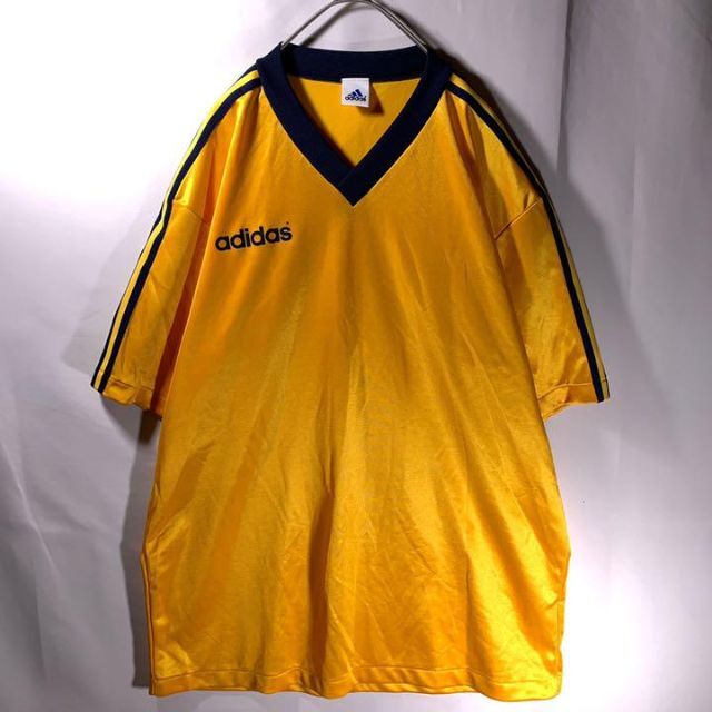 adidas - 90s 古着 adidas アディダス デサント製 ゲームシャツ T
