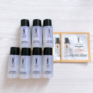 イヴサンローランボーテ(Yves Saint Laurent Beaute)のピュアショットエッセンスローション　ナイトセラム　サンプルセット(化粧水/ローション)