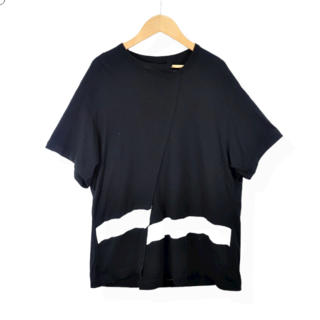 ヨウジヤマモト(Yohji Yamamoto)のGroundY S/S Line Tee グラウンドワイ ラインTシャツ(Tシャツ/カットソー(半袖/袖なし))