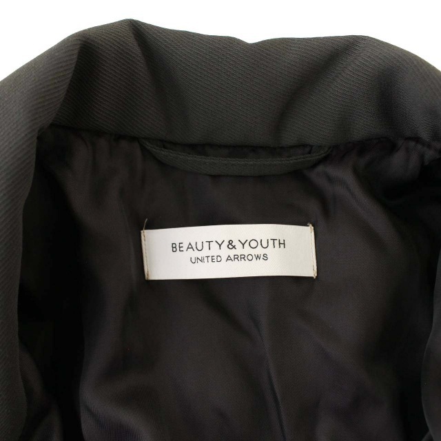 BEAUTY&YOUTH UNITED ARROWS(ビューティアンドユースユナイテッドアローズ)のB&Y ユナイテッドアローズ カルゼ パデット CPO ブルゾン XL グレー メンズのジャケット/アウター(ブルゾン)の商品写真