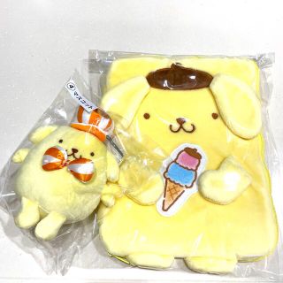 ポムポムプリン(ポムポムプリン)のサンリオ　ポムポムプリン　当りくじ　マルチケース　マスコット　2種セット(ぬいぐるみ)