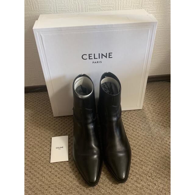 19ss CELINE JACNO ブーツ セリーヌ バックジップブーツ 42